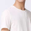TANGY Collection/天意精品春夏新品棉麻系列男士苎麻拼接休闲T恤 商品缩略图2