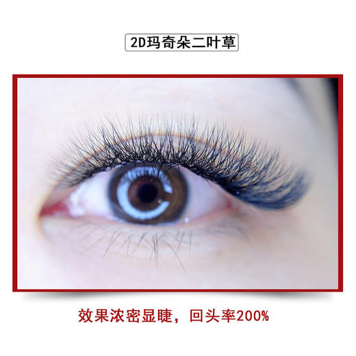 索芙娜 2D玛奇朵二叶草嫁接睫毛C翘0.03粗度 商品图1