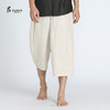 TANGY Collection/天意精品春夏新品男士休闲裤原色亚麻七分哈伦裤 商品缩略图0
