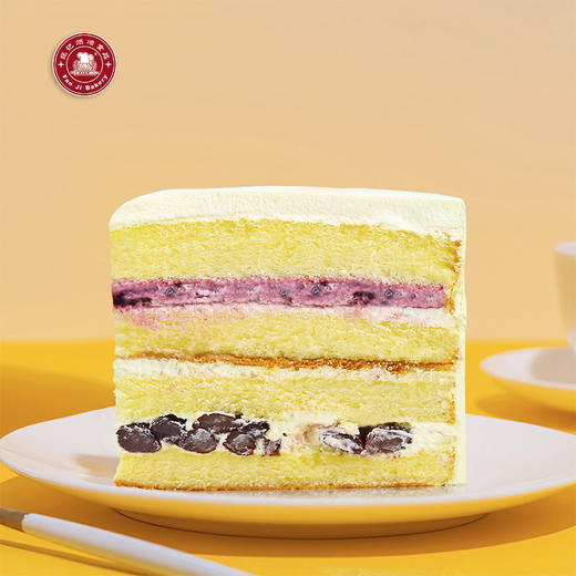 芒果多多-栗子红豆蓝莓生日蛋糕 商品图1