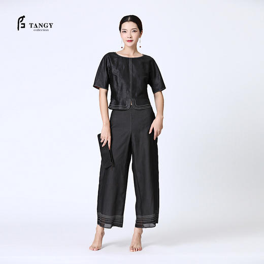 TANGY Collection/天意雪纺莨阔腿裤 商品图1