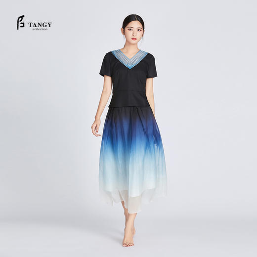 TANGY Collection/天意弹力莨柯纱上衣 商品图0