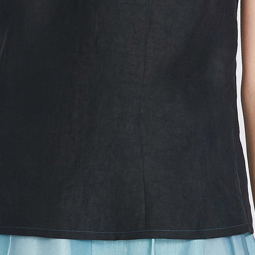 TANGY/天意雪傍系列莨绸绣花收腰上衣 商品图3