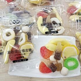 优可丽酸砂混合橡皮糖