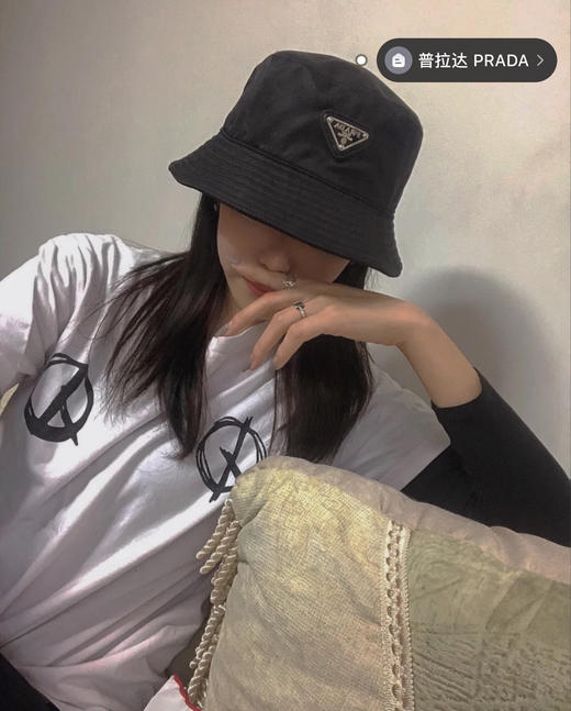 Prada渔夫帽-黑色 商品图0