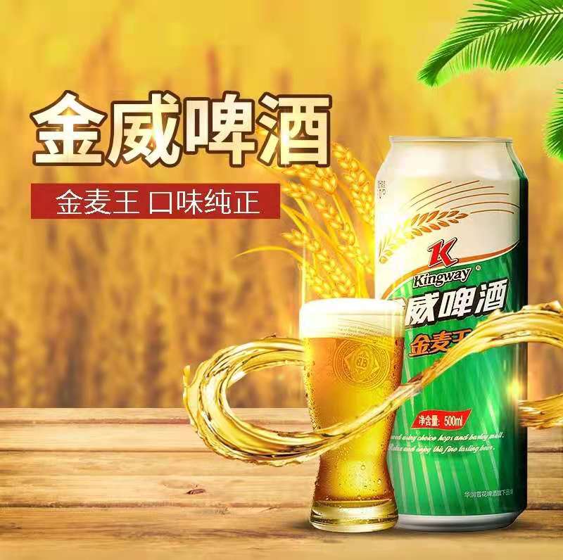 雪花 金威啤酒 9罐/包 10包/组 1组加赠本品1包