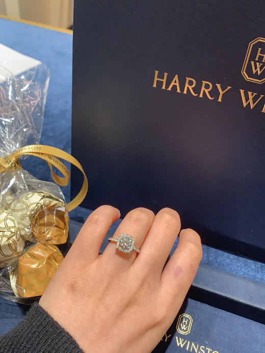 HW一克拉钻戒-belle（莫桑钻，带证书） 商品图3