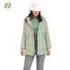 佐尔美冬季新款连帽休闲宽松羽绒服女中长款E94YY23 商品缩略图0