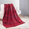 母亲节！CK红色家居披肩羊毛毯 原价1200 商品缩略图0