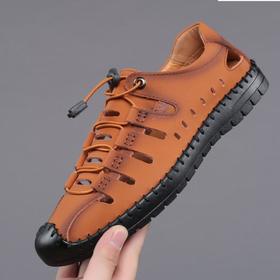 【服饰鞋包】fashion夏季男士休闲时尚百搭包头透气洞洞鞋