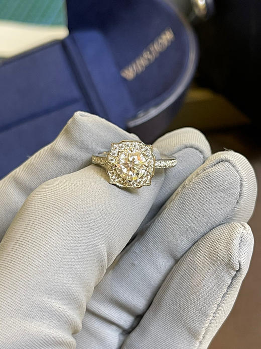 HW一克拉钻戒-belle（莫桑钻，带证书） 商品图5