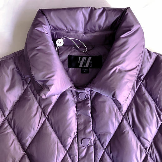 佐尔美秋冬新款简约复古纯色短款羽绒服女E04YY14 商品图1