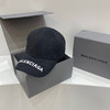 巴黎世家BALENCIAGA棒球帽-黑色帽檐刺绣 商品缩略图0