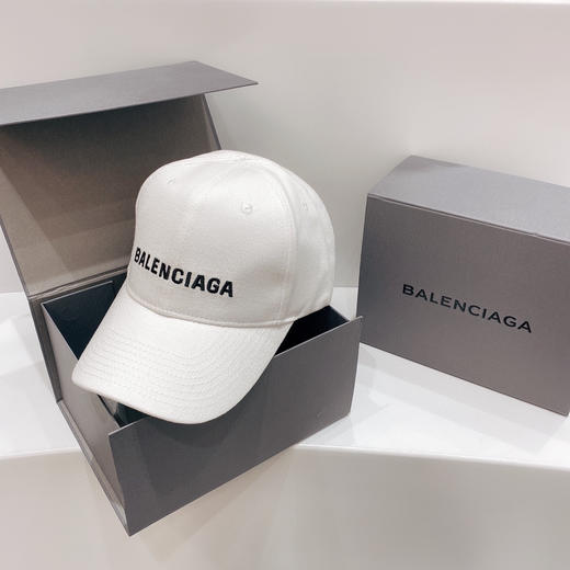 巴黎世家BALENCIAGA棒球帽-白色 商品图1
