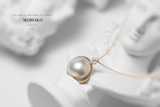 青云「圆形马贝项链」 商品图3