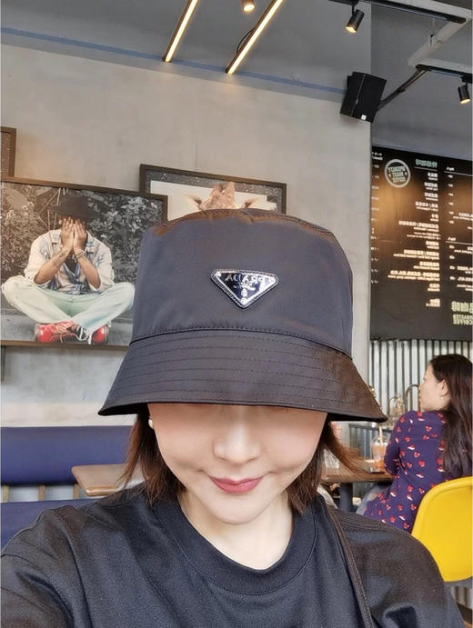 Prada渔夫帽-黑色 商品图2