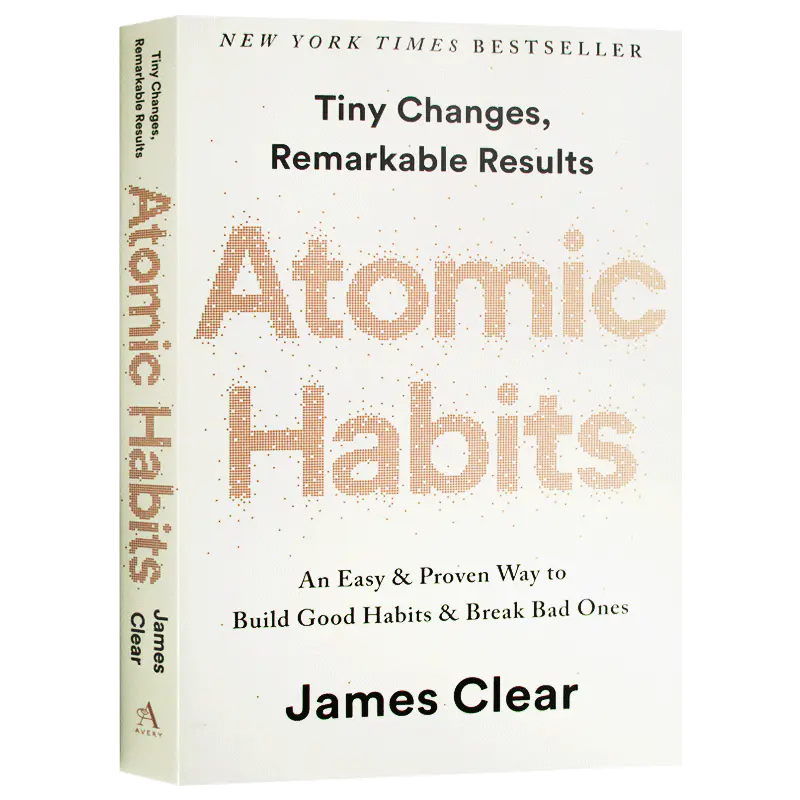 原子习惯英文原版atomic Habits 建立好习惯打破坏习惯的简单方法微小的习惯对生活的巨大影响力james Clear 英文版进口英语书籍