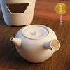 莺歌烧陶壶日式白泥急须侧把烧水壶 办公烧水煮茶壶 急须形侧把白泥壶 粗陶壶煮茶器 商品缩略图1