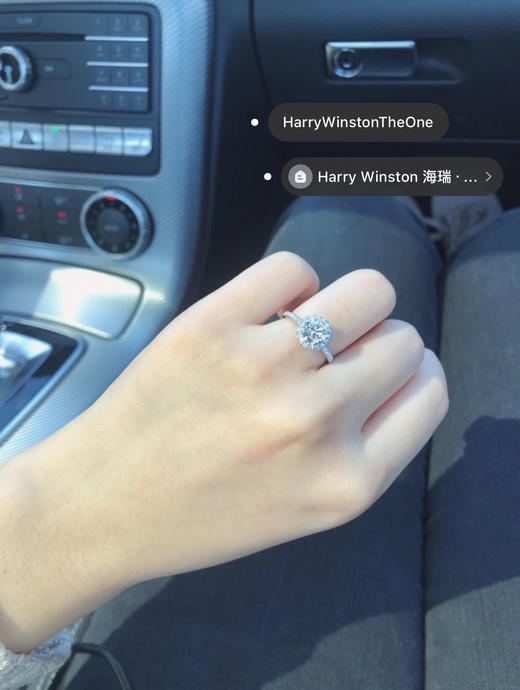 HW一克拉钻戒💍the one（莫桑钻，带证书） 商品图2