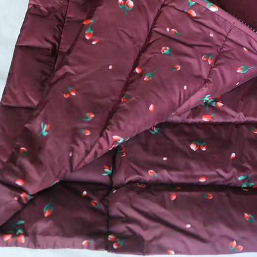 佐尔美秋冬新款双穿时尚连帽貂毛领羽绒服中长款女E94YO21 商品图3