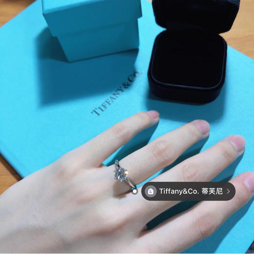 蒂夫尼六爪钻戒💍1克拉（莫桑钻，带证书） 商品图2