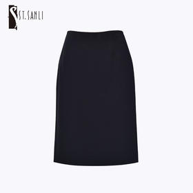 圣三利女装春秋季纯色西服半身裙SL1235167
