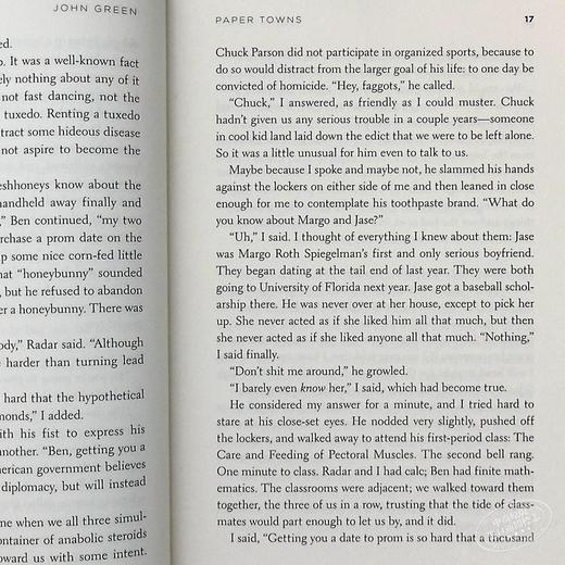 预售 Paper Towns 纸镇英文原版 John Green约翰格林电影原著小说书 小说英文版 商品图5