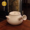 莺歌烧陶壶日式白泥急须侧把烧水壶 办公烧水煮茶壶 急须形侧把白泥壶 粗陶壶煮茶器 商品缩略图0