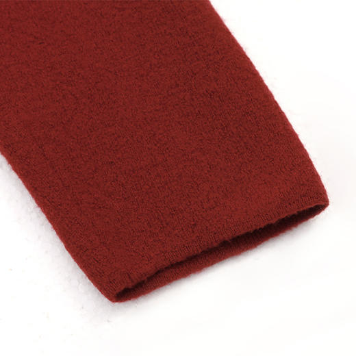 佐尔美冬季女装纯色百搭针织羊毛呢子大衣外套双面呢E64SR02 商品图2