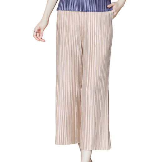 JN-K210313三宅褶皱休闲裤垂感新款简约透气 商品图4