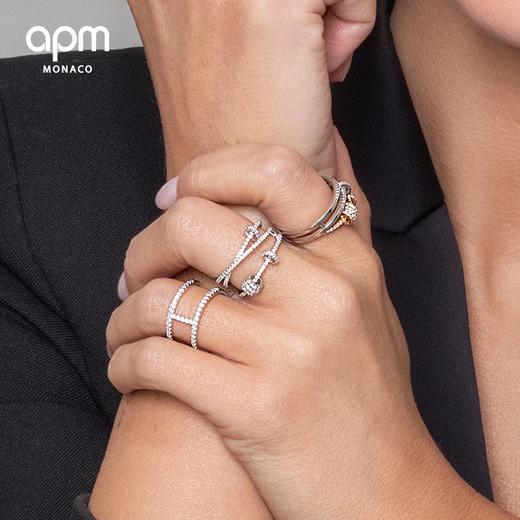 【授权商品】APM Monaco饰来运转戒指女ins情侣戒指 轻奢食指戒礼物送女友 商品图1