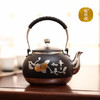 莺歌烧事事如意铁包银烧水壶电热水壶家用烧水壶 316不锈钢功夫茶壶 事事如意 商品缩略图0