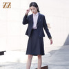 佐尔美春季新款时尚韩版气质职业修身通勤一粒扣西服套裙E03QT06 商品缩略图4
