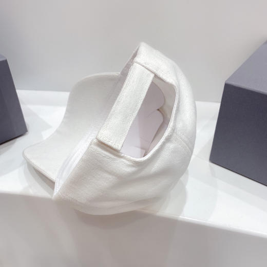 巴黎世家BALENCIAGA-白色帽檐刺绣 商品图5