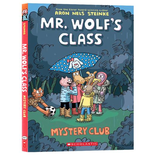 老狼先生的教室漫画2 英文原版 Mr Wolf's Class 2 Mystery Club 狼老师的课堂故事 儿童英语桥梁章节书 爆笑校园文学 英文版书籍 商品图0