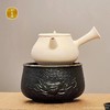 莺歌烧莲花纹黑超小炉电陶炉茶炉家用静音铁壶银壶铜壶专用烧水炉煮茶器茶具 商品缩略图0
