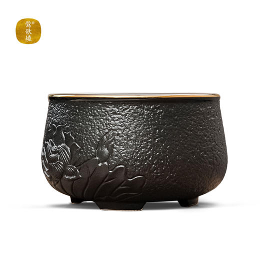 莺歌烧莲花纹黑超小炉电陶炉茶炉家用静音铁壶银壶铜壶专用烧水炉煮茶器茶具 商品图4