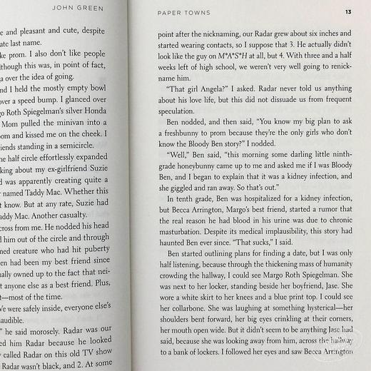 预售 Paper Towns 纸镇英文原版 John Green约翰格林电影原著小说书 小说英文版 商品图7