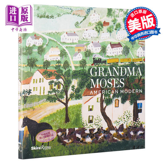 预售 【中商原版】摩西奶奶画册 英文原版 Grandma Moses: American Modern 商品图0