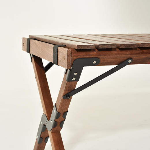 什良商店 黑胡桃蛋卷桌S款 商品图1