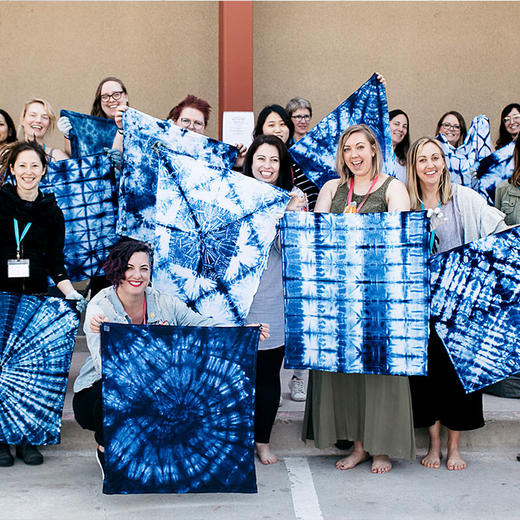 靛蓝天然扎染套装 商品图4