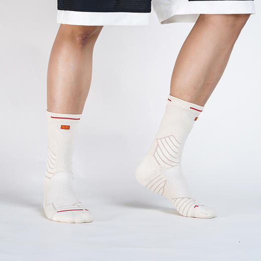 UZIS篮球袜男运动袜子高帮中筒实战毛巾底专业长筒精英袜[斗牛2.0 商品图1