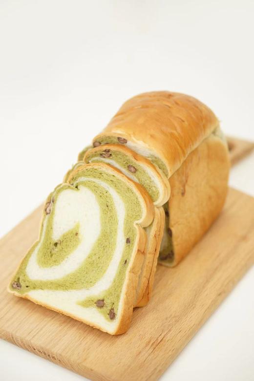 抹茶红豆吐司