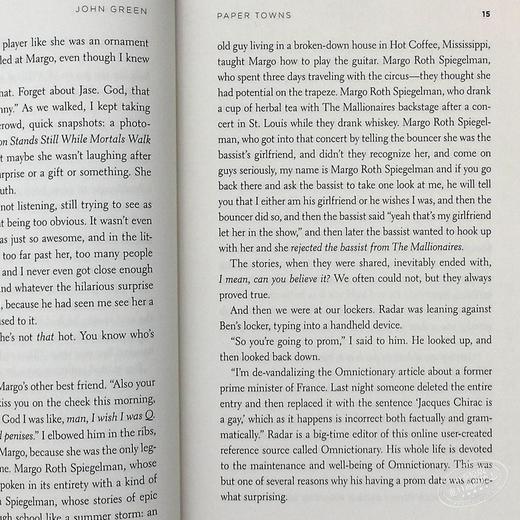 预售 Paper Towns 纸镇英文原版 John Green约翰格林电影原著小说书 小说英文版 商品图4