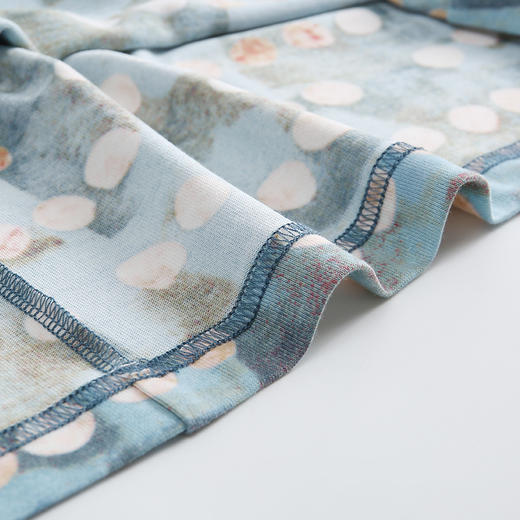 佐尔美早秋新款长袖圆领波点印花气质减龄连衣裙E93LL36 商品图3