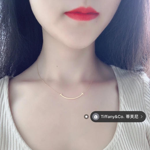 蒂夫尼微笑项链（银镀金） 商品图4