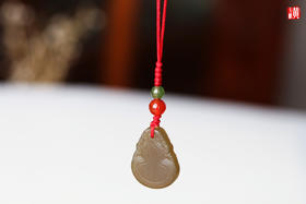 和田糖玉葫芦手机挂坠 赠证书
