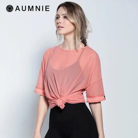AUMNIE澳弥尼 宽松网纱T恤 OVERSIZED MESH TEE