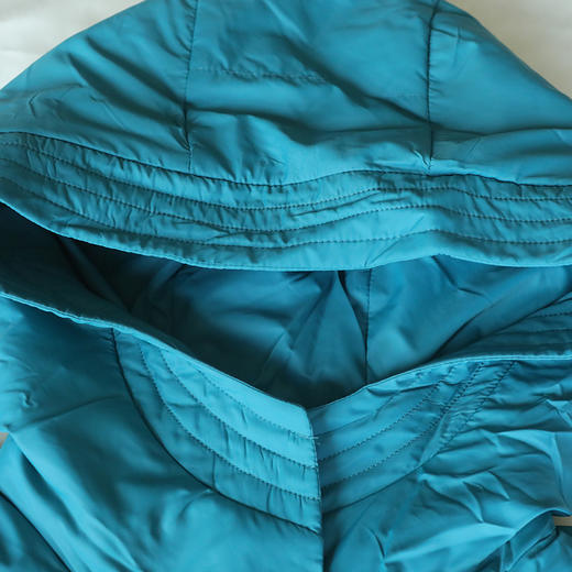 佐尔美冬季新款纯色长款时尚修身连帽羽绒服女E94YY31 商品图2