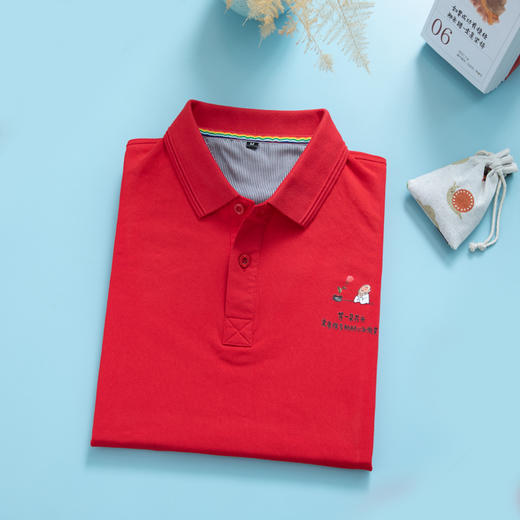 小林漫画 男女通款 时尚翻领T恤 POLO衫 工服 商品图1